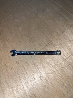 Oxi5s Snap-on Tools Usa 5/32 Inch Sae 6pt Midget Length Chrome Combo Wrench
