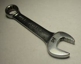 Oxim14 Snap-on Metric 14mm 12 Point Stubby Midget Combination Wrench Usa