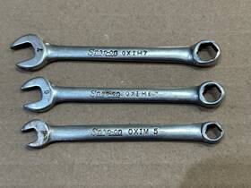 Oxim7 Snap-on Oxim5 Oxim6 3 Pc Tools 5mm 6mm 7mm Midget Combination Wrenches 6pt