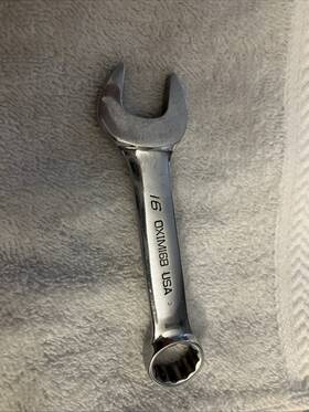 Oximi9b Snap-on Stubby Wrench 19mm Metric Style