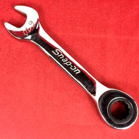 Oxir12 Snap-on 3/8 Inch Offset Short Ratcheting Combination Wrench 2011 Engraved