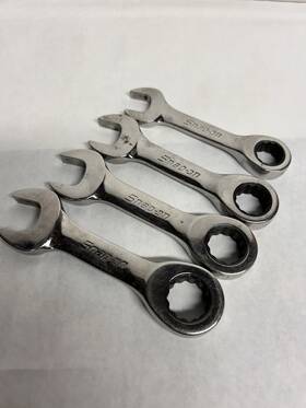Snap-on Oxir15 Snap-on Tools Usa Oxir Metric Stubby Ratcheting Combination Wrench Set 15-19mm