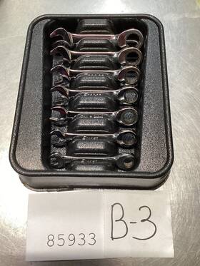 Oxirm14 Snap-on 7 Pcs Tools Stubby Ratcheting Combination Hand Wrenches Set 14mm