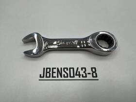 Oxirm17 Snap-on Tools Used 17mm Metric Offset Short Ratcheting Combo Wrench