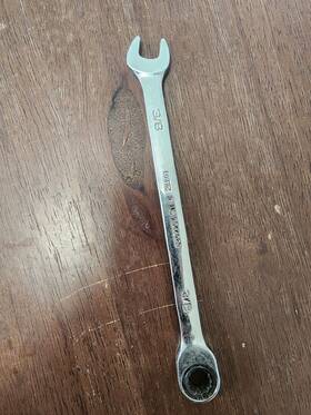Oxr12a Snap-on Tools Usa New 3/8 Inch Sae Non-reversing Ratcheting Combo Wrench