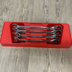 Oxr704a Snap-on 4 Pc Sae Ratcheting Combination Wrench Set 12 Point - 13/16 1 Inch