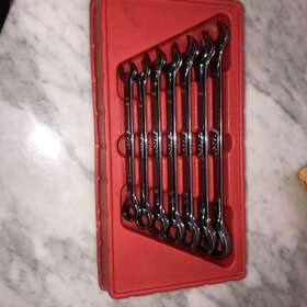 Oxr707a Snap-on Non-reversible Ratcheting Combination Wrench Set 3/8 Inch To 3/4