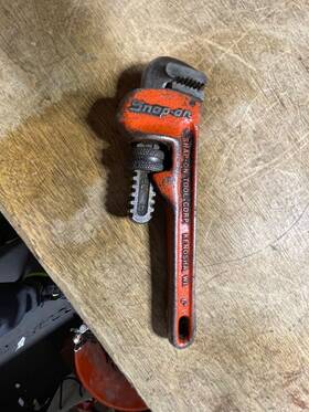 Pw6c Snap-on 6 Inch External Pipe Wrench Usa Tool
