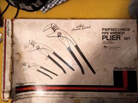 Pwp303 Snap-on 3 Pieces Plier Pipe Wrench Sizes
