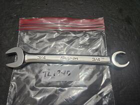 Tl1740 Snap-on #rks24b Sae 3/4 Inch Line /flare Nut-openend Wrench Tl1740 Snap-on #rks24b Sae 3/4 Inch Line /flare Nut-openend Wrench