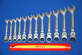 Rwf19 Snap-on Mac Tools 12 Pc Metric 12-point Flexhead Precision Torque Ratcheting Wrench Set