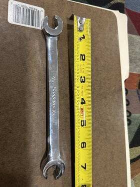 Rxfs1416a Snap-on Line Wrench 7/16 X 1/2 Lightly Used No Markings Or Foreign