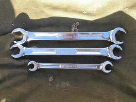 Rxh-4 Snap-on 3 6 Point Flare Nut Wrenches Rxh Series 3/8-7/16 5/8-11/16 3/4-13/16