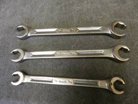 Rxh2426 Snap-on Lot 3 Flkare Nut Line Wrenches 3/4 Inch 5/8 1/2 Rxh2426/2022/1618 Used