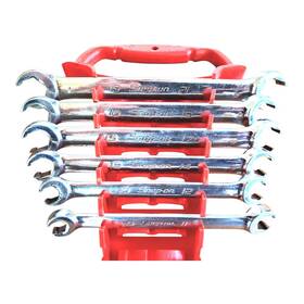 Rxfm519519210 Snap-on Rxm519519210 Metric Line Wrench Set 6pcs Sizes 9mm To 21mm W Holder P/n
