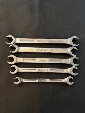 Snap-on Rxm606 5 Piece Metric Flare Nut Wrench Set - 9-21 Rxms606
