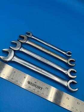 T-9-11 Snap-on Rxs12 Rxs16 Rxs18 Rxs20 Tools Line Wrench Set 4 Pcs Series Rxs Usa