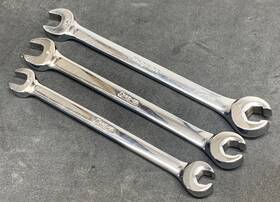 Rsxm10 Snap-on Rxsm8 Rsxm9 3pc 6-point Metric Open-end/ Flare Nut Line Wrench Set 8mm 9mm 10mm