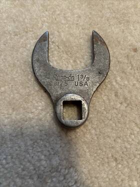 S-8175 Snap-on 1/2 Inch -drive 1-3/8 Open-end Crowfoot Wrench Usa