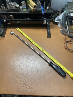 S-9483 Snap-on Usa S9483 1/2 In Sae Fan Nut 12 Point 20long Wrench Vintage