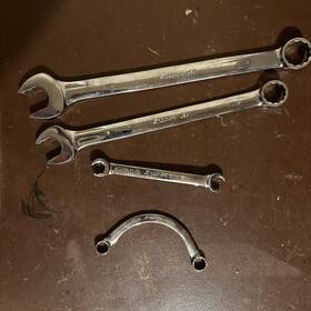 S0ex40 Snap-on Wrenches 1-1/4 1-1/16 5/8 &9/16 U Wrench And 11/16 Line