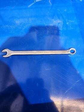 S0exm11 Snap-on Tools 11mm Wrench Under Lined Logo Some Wear Mechanic Tool
