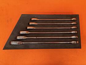 Soxrm02fbra Snap-on S0xrm02fbra 6 Pc. Metric Offset Non Reversing Ratcheting Wrench Set