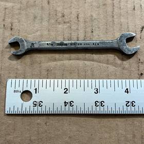S1012b Snap-on Open End Wrench 5/16 Inch And 3/8 Usa