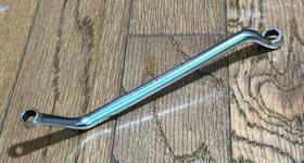 S-6110 Snap-on S6110 Tools 8mm 10mm Metric Brake Bleeder Box End Deep Offset Wrench 6pt