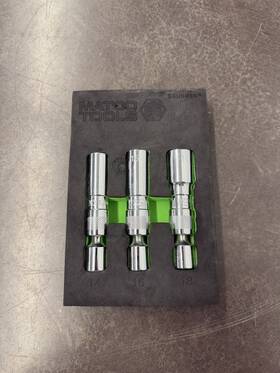 Sbusm3sp Snap-on Matco Metric Spark Plug 3 Piece Set 1107911