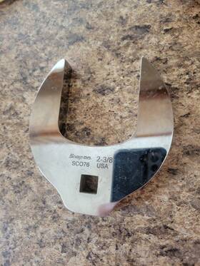 Sco76 Snap-on 1/2 Inch Drive 2-3/8 Open-end Crowfoot Wrench