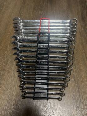 Soecm18 Snap-on 7-24mm Combination Wrench Set 18-piece Soecm18 Snap-on 7-24mm Combination Wrench Set 18-piece