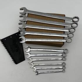 Soex12b Snap-on Tools 11 Pc. Sae 12 Point Combination Wrench Set 1 Inch To 3/8 Made Usa