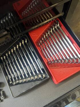Soex7io Snap-on 20pc Metric And Saewrench Set 22pc Sae Socket
