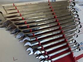 Soexlsae01fbr Snap-on Tools Long Combination Wrench Set Sae Plus Extra