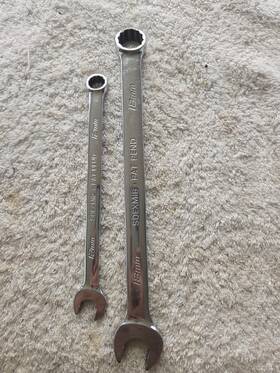 Snap-on Soexm12/18 2 Snap-on Soexm12&18 Metric 12&18 Mm 12 Pt. Flank Drive Plus Combination Wrench