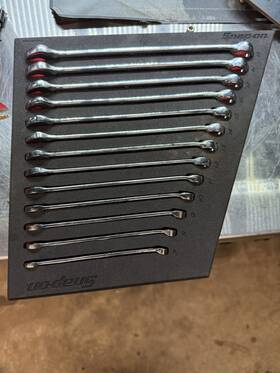 Soexmo1fmbr Snap-on Soexmp1fmbr 13 Piece 12 Point Flank Drive Plus Combination Wrench Set