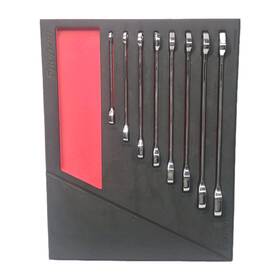 Soxr22a Snap-on 8pc 12pt Sae Nonreversible Ratcheting Combination Wrench Set 1/4 Inch 11/16