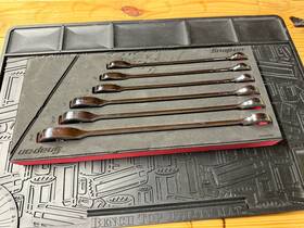 Soxrmo2fbra Snap-on 6pc Flank Drive Plus Metric 17-24mm Ratcheting Wrench Set With Foam