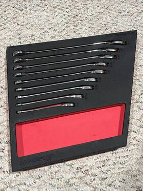 Soxxrr01fbrx Snap-on Soxrr01fbrx 9 Pc. Sae Ratcheting Flank Drive Plus Wrenches Foam