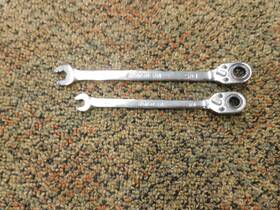 Soxrr702a Snap-on Reversible Flank Drive Plus Ratcheting Wrench Set 1/4 And 5/16