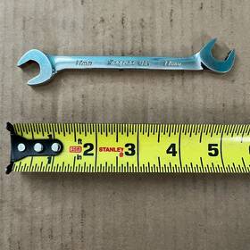 Svsm11 Snap-on Metric 11mm Flank Drive Plus Angle Open Ended Wrench Usa Chrome