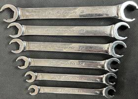 Rxfmsi921b Snap-on Tools 6 Pc 6-point Metric Flank Drive Double End Flare Nut Wrench Set