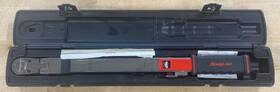 Tqsg3f250 Snap-on 1/2 Inch Drive Flex-head Torque Wrench Red With Manual And Case