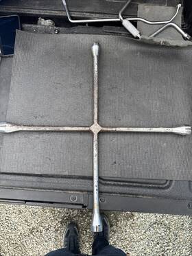 Tr-105 Snap-on Tools Usa Vintage 4 Way Lug Nut Wrench 3/4 Sae 13/16 7/8 15/16