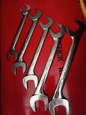 Ves28b Snap-on 4 Way Wrenches 5 Piece Set Sae