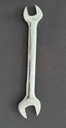 Vo2428 Snap-on 7/8 3/4 Open End Wrench Made In Usa