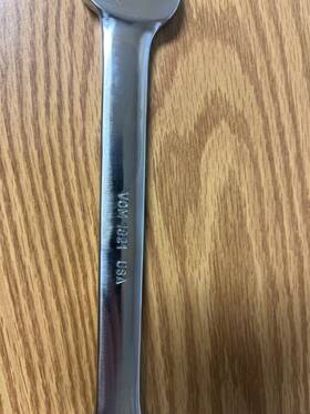 Vom1821 Snap-on - 18&21mm Double Open End Wrench Item Vom1821#1f