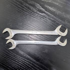 Vs20-vs22 Snap-on Vs20&vs22 5/8 Inch And 11/16 Sae 4-way Angle Head Open-end Wrench Set Of 2