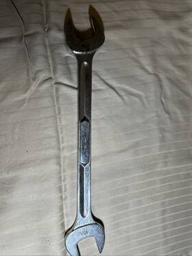 Vs2830usa Snap-on Vintage Tools Open End Wrench 7/8 Inch And 15/16 Made In Usa